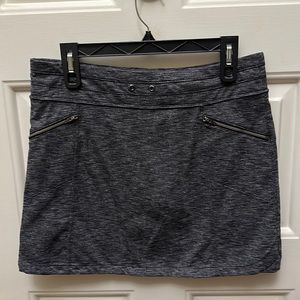 Athleta space dye grey women's skort, size M
